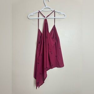 Love & Legend Size 16 Deep Red Sleeveless Top